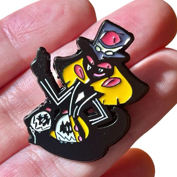Hazbin Hotel Sir Pentious Enamel Pin - Picture 2 of 9